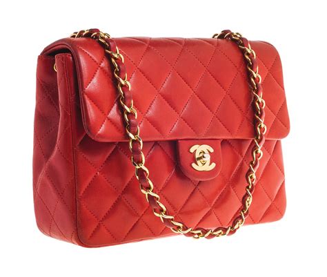 chanel red bag small|vintage chanel bag red.